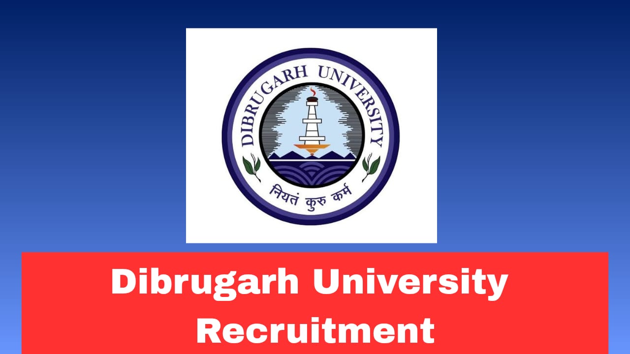 Dibrugarh University DEO Recruitment 2026 Apply Now Fast for 2 Posts