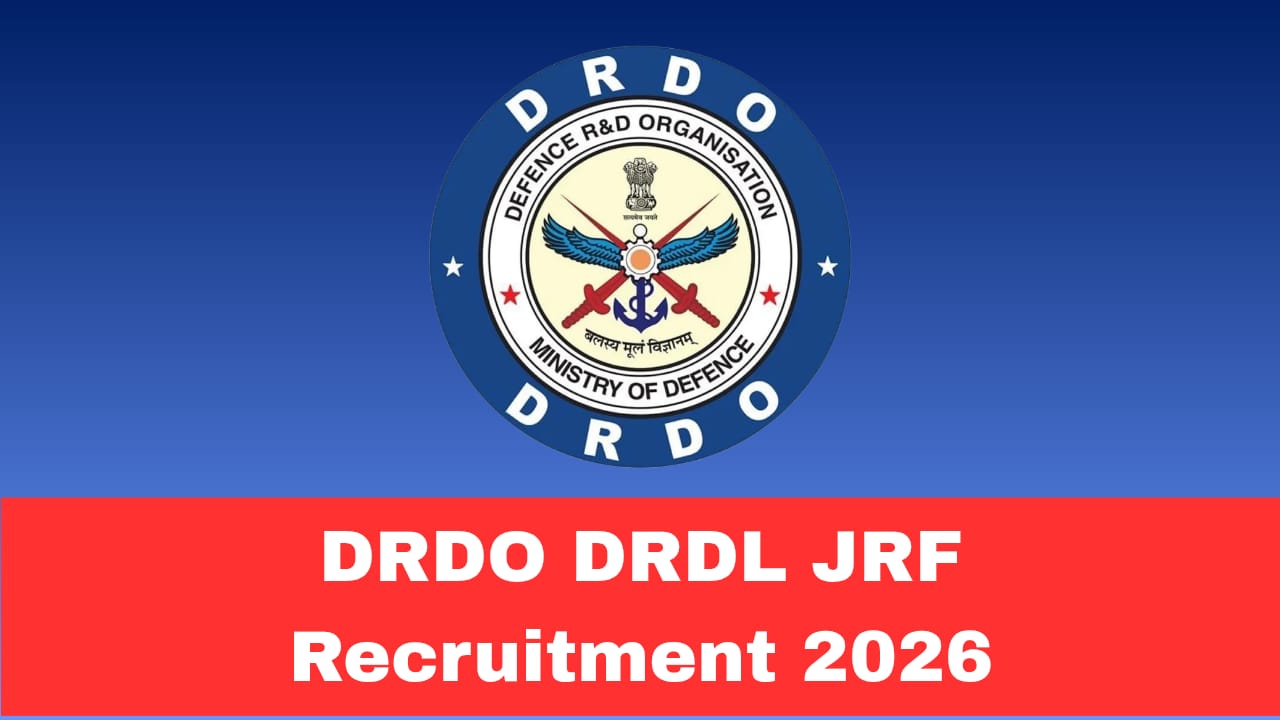 DRDO DRDL JRF Recruitment 2026 Walk-In Interview for 16 Posts | Salary ₹37,000