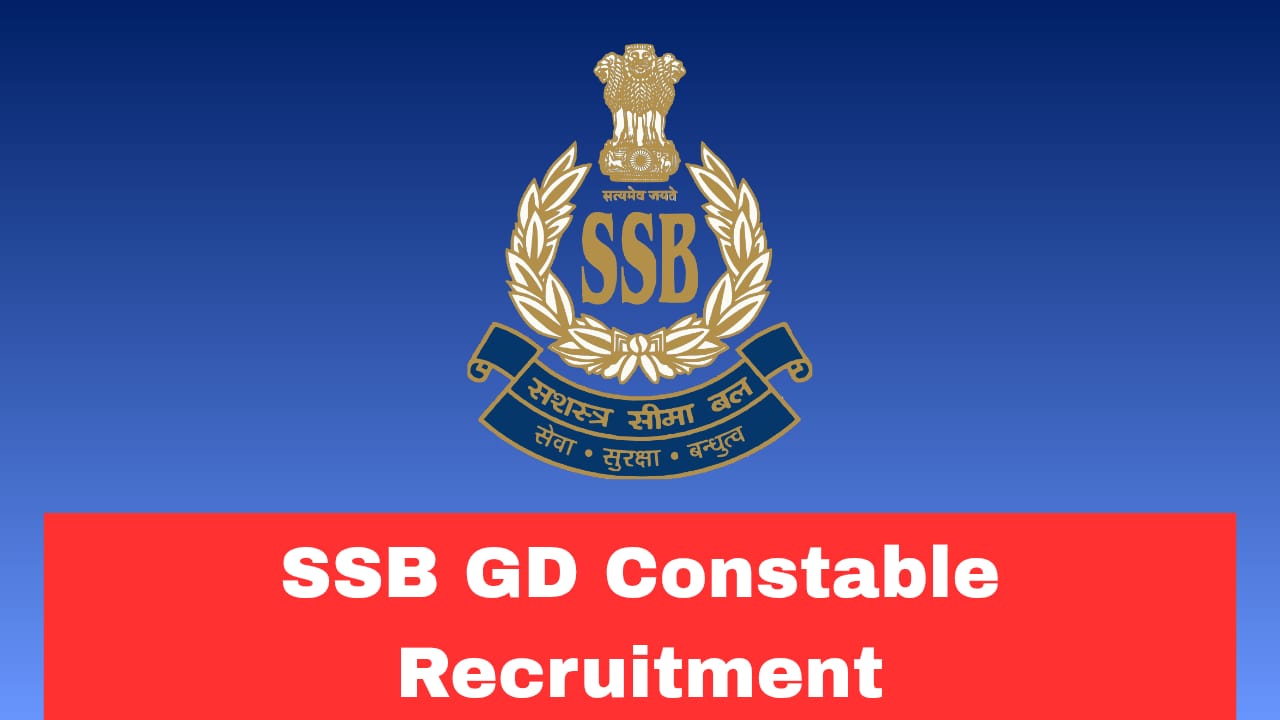 SSB GD Constable Recruitment 2026 Out for 50 Vacancies Through Remusteration