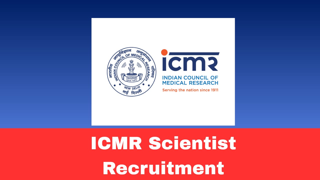 ICMR Scientist-D Recruitment 2026 Out for 02 Posts | Apply Online for Medical Clinical Trials Positions