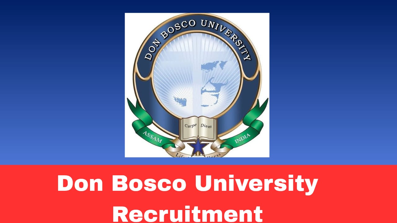 Assam Don Bosco University Recruitment 2026 Apply for 01 Post | Project Associate under ISRO Funded Project
