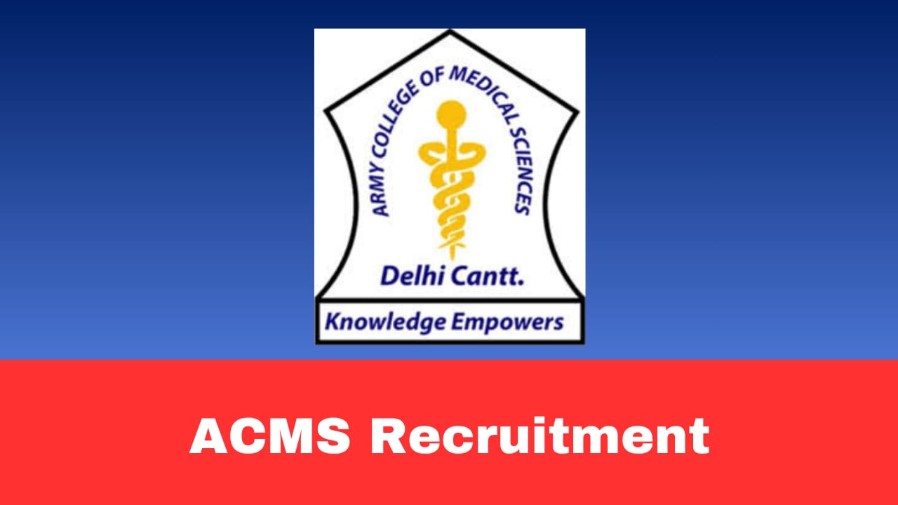 ACMS Recruitment 2026 Apply Now out for 06 Posts – Lower Division Clerk, DHA Vacancy Details
