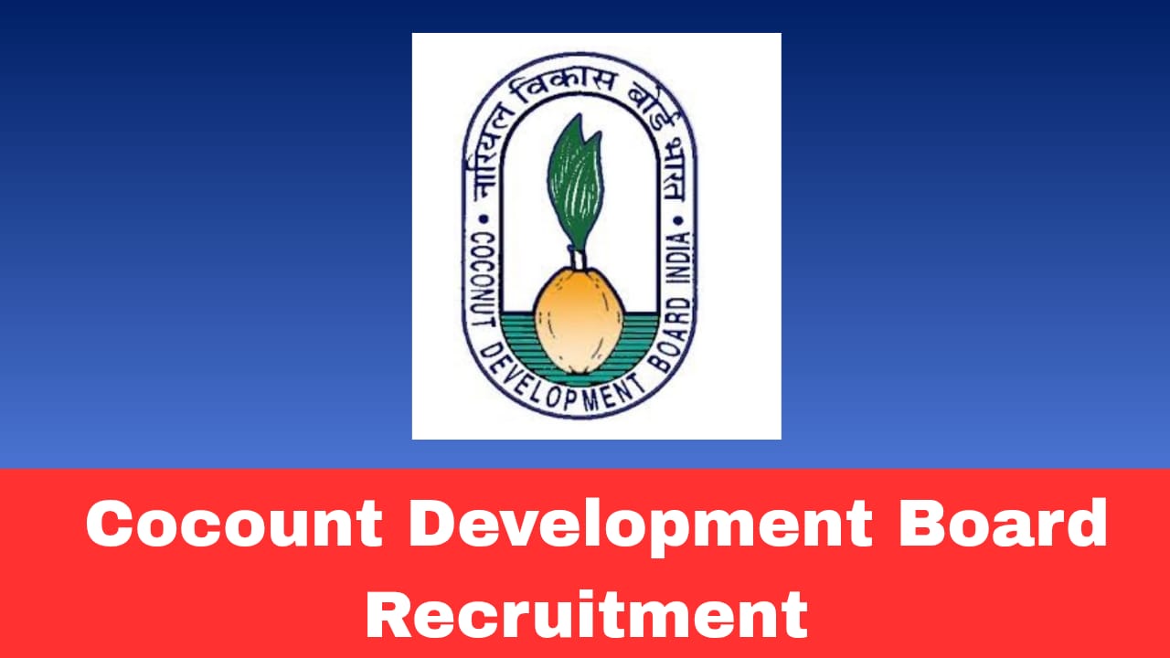 Coconut Development Board Recruitment 2026 Apply for Audit Officer and Other Posts