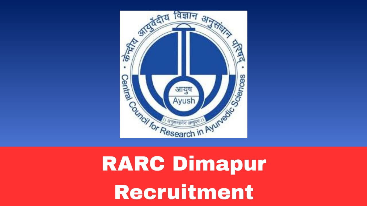 RARC Dimapur Recruitment 2026 – Walk-in-Interview for Yoga Therapist Post