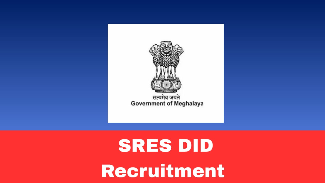SRES DID Technical Asst Notification 2026 – Offline Application Form Available
