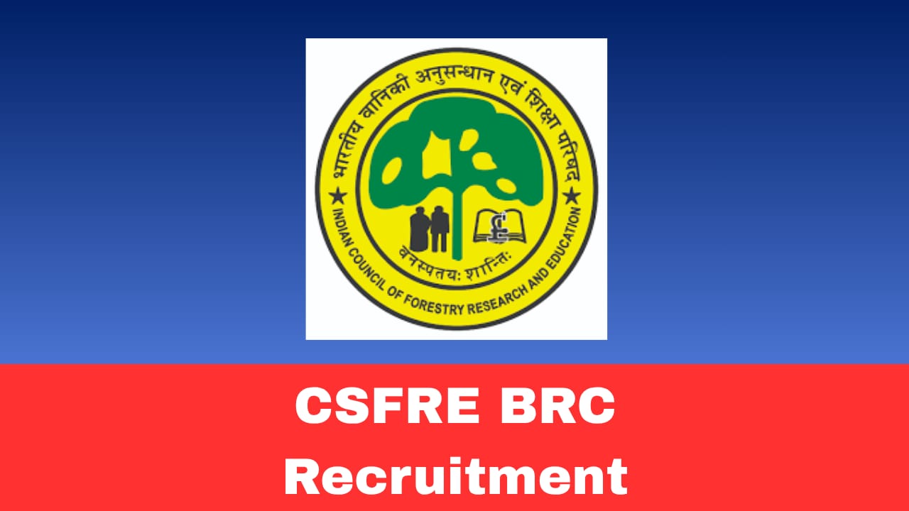 ICFRE-BRC Aizawl Recruitment 2026 – Junior Project Fellow – Walk-in-Interview