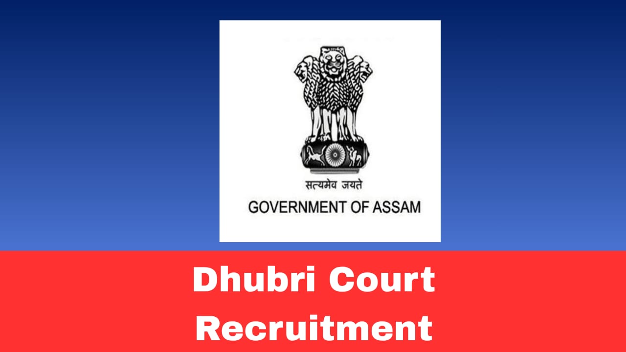 Family Court Dhubri Recruitment 2026 Apply for Driver Post