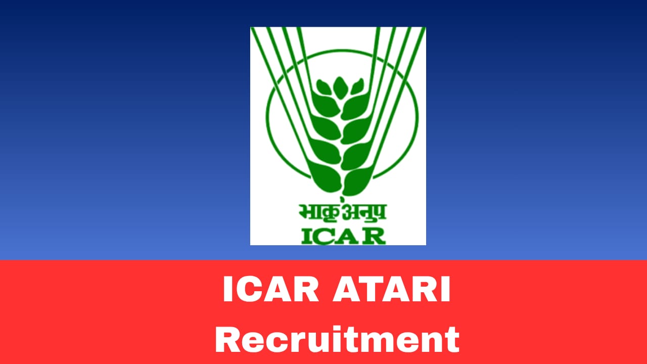 ICAR ATARI Umiam Recruitment 2026 | Young Professional-I Posts | 5 Vacancies | Apply Online