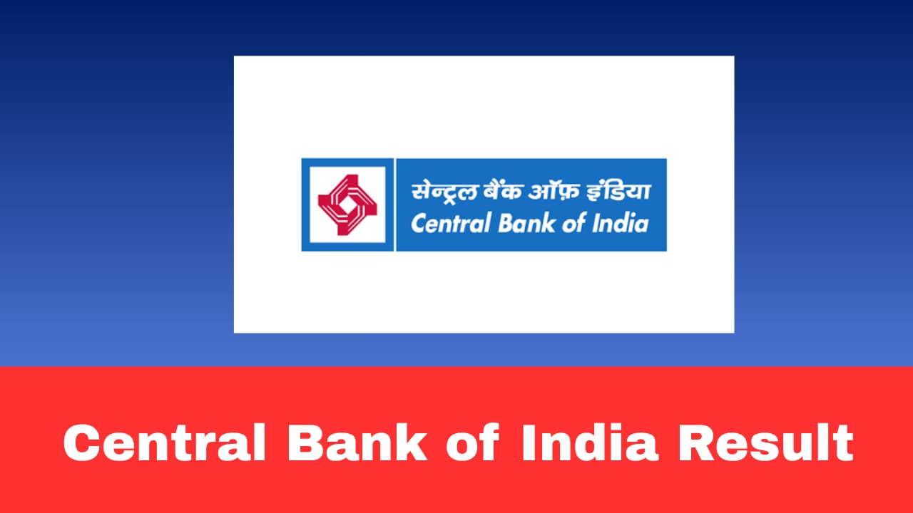 Central Bank of India SO Result 2026 Released – Download Specialist Officer Merit List PDF