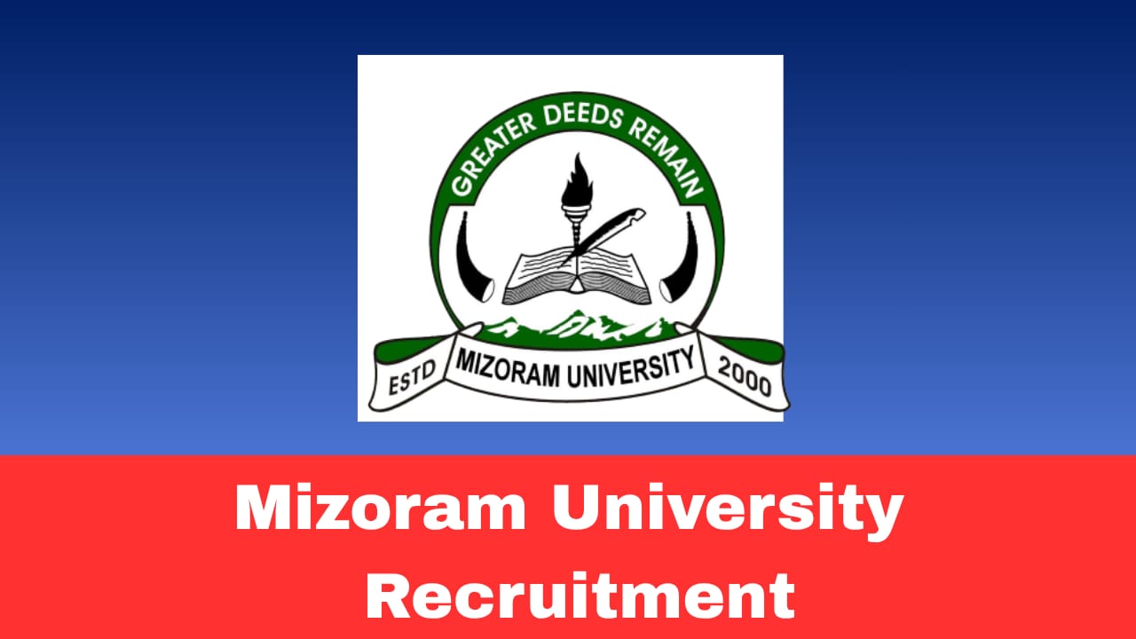 Mizoram University Guest Faculty Recruitment 2026 Apply Online for MCA Guest Faculty Posts