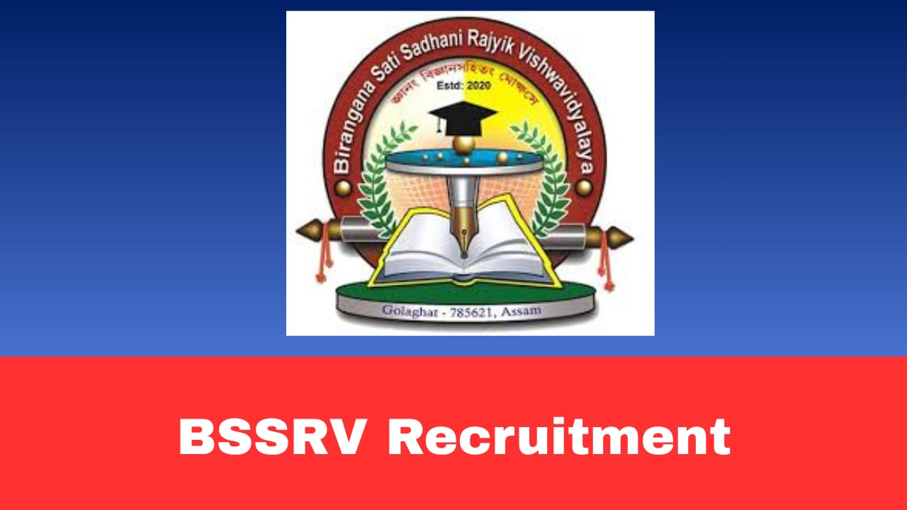BSSRV Guest Faculty Recruitment 2026 – Online Application Started for Guest Faculty Vacancies