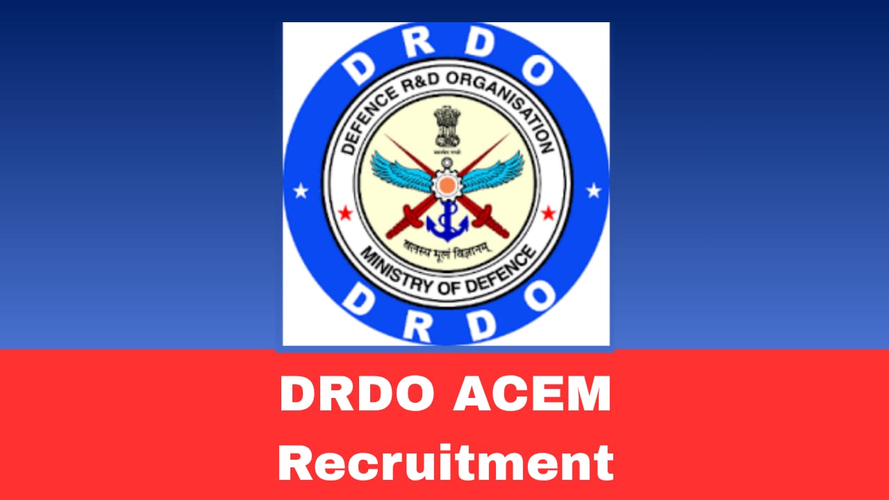 DRDO ACEM Apprenticeship Recruitment 2026 – Apply for Graduate & Technician Apprentices